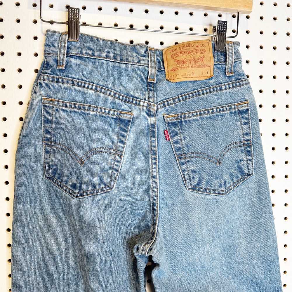 Levi’s | Vintage 1995 512 Slim Fit Tapered Leg Jeans Women’s Sz 7S Made in USA - Picture 4 of 7